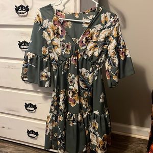 Floral womens dress